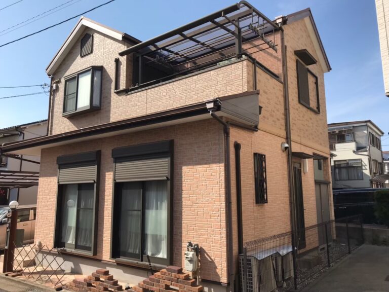 兵庫県西宮市にて外壁塗装工事 施工前