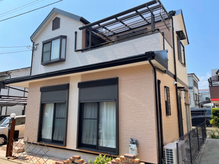 兵庫県西宮市にて外壁塗装工事 施工後