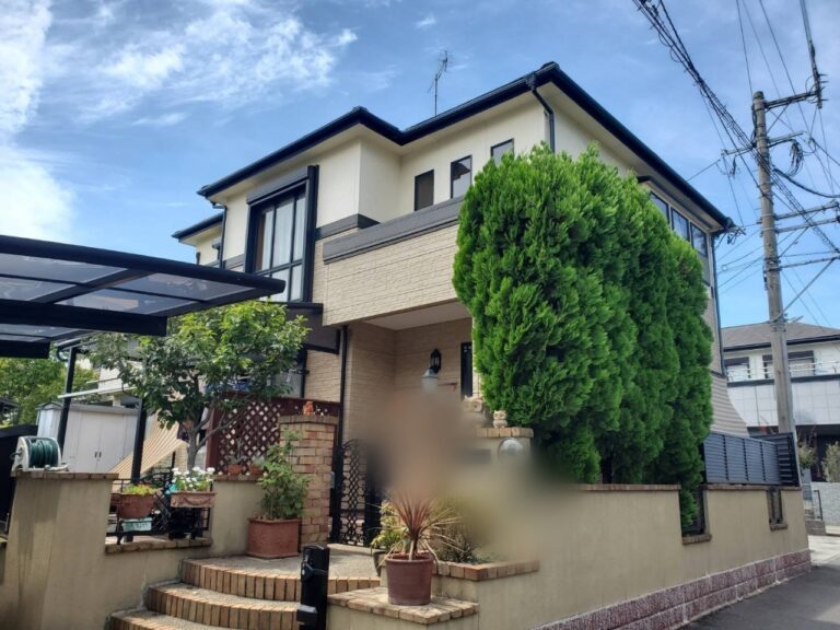 福岡県大野城市にて外壁・屋根塗装工事のビフォー・アフター