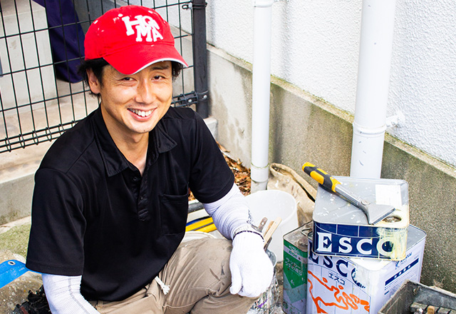 神戸市垂水区の塗装職人　長谷川塗装工業