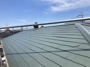 愛知県北名古屋市西春町にてソーラー撤去・屋根塗装工事