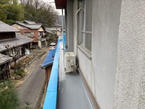 岐阜県岐阜市にて陸屋根防水塗装工事