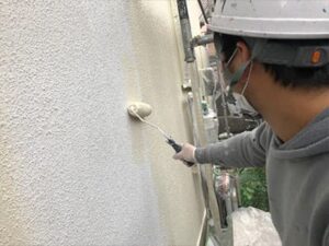 外壁塗装の様子