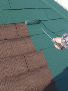 屋根の仕上げ塗装