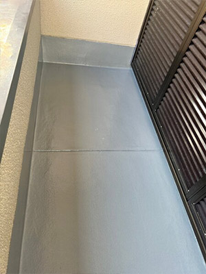 ベランダ防水塗装工事 施工後