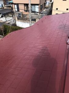 スレート屋根塗装工事 完工