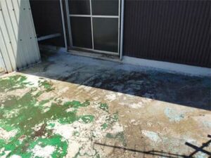 千葉県木更津市にて行なった雨漏り修理に伴うベランダ防水塗装工事
