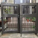 千葉市稲毛区にて門扉塗装