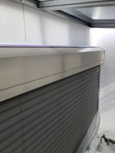 シャッターBOXの塗装
