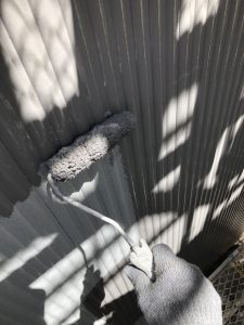 外壁塗装の様子