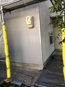 外壁塗装の様子