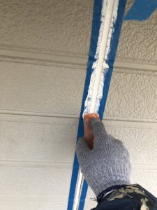 シーリング作業