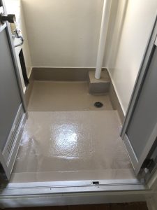 浴室の防水塗装