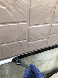 水切り塗装1回目