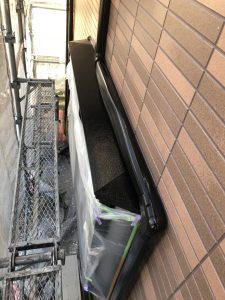 出窓天板の塗装