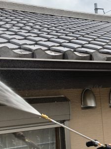 神奈川県横浜市で外壁塗装・付帯部塗装　高圧洗浄