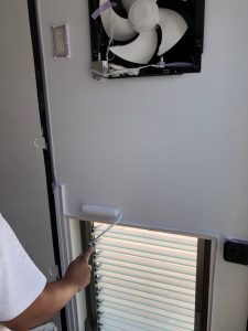 塗装作業の様子