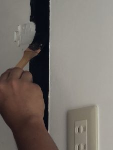 塗装作業の様子
