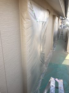 塗装前の作業