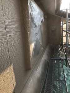 塗装前の作業