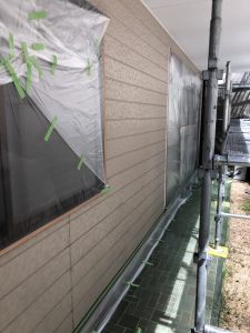 塗装前の作業