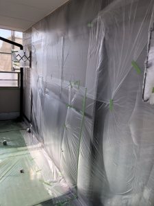 塗装前の作業