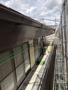 外壁塗装　仕上がりの様子