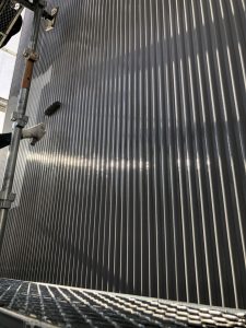 外壁の上塗り工程