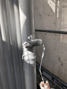 樋部分の塗装