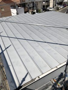 屋根のビフォーアフターの様子