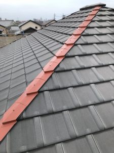 錆止め塗装　中塗り