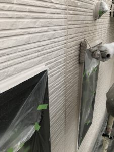 外壁　中塗り・上塗り