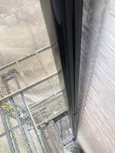 軒樋 縦樋の塗装