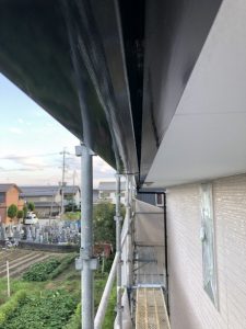 鼻隠しの塗装