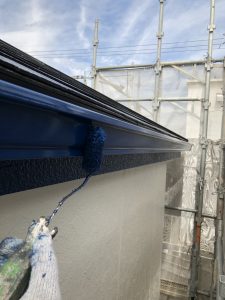 軒樋の塗装