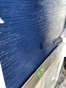 アクセントカラーの塗装
