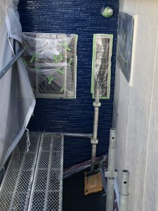 アクセントカラーの塗装