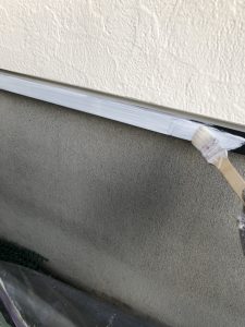 水切り箇所の錆止めの塗装