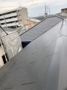 屋根塗装完工後の写真