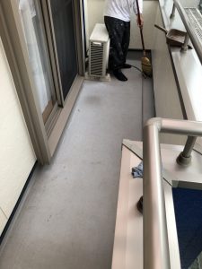 清掃の様子