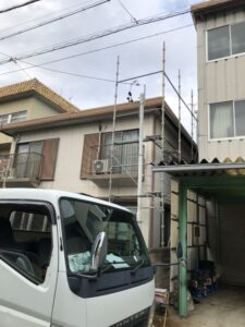松本市にて外壁塗装・屋根塗装　施工前写真