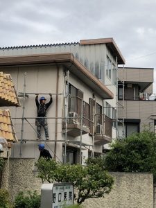 松本市にて外壁塗装・屋根塗装　施工前写真
