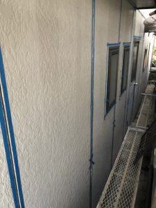 外壁シーリング作業