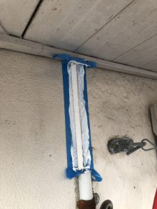 外壁シーリング作業