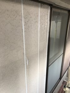 外壁シーリング作業