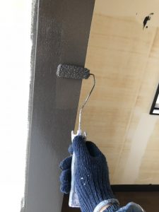 上塗り 完了後の様子
