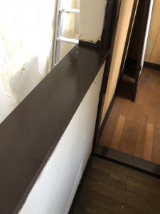 上塗り 完了後の様子