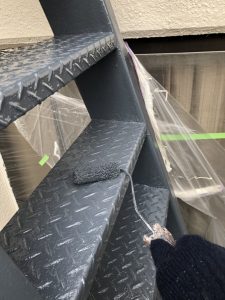 手摺・鉄骨階段の塗装