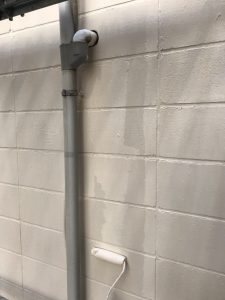 駐車場のブロック塀塗装
