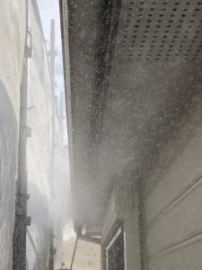 高圧洗浄・養生作業